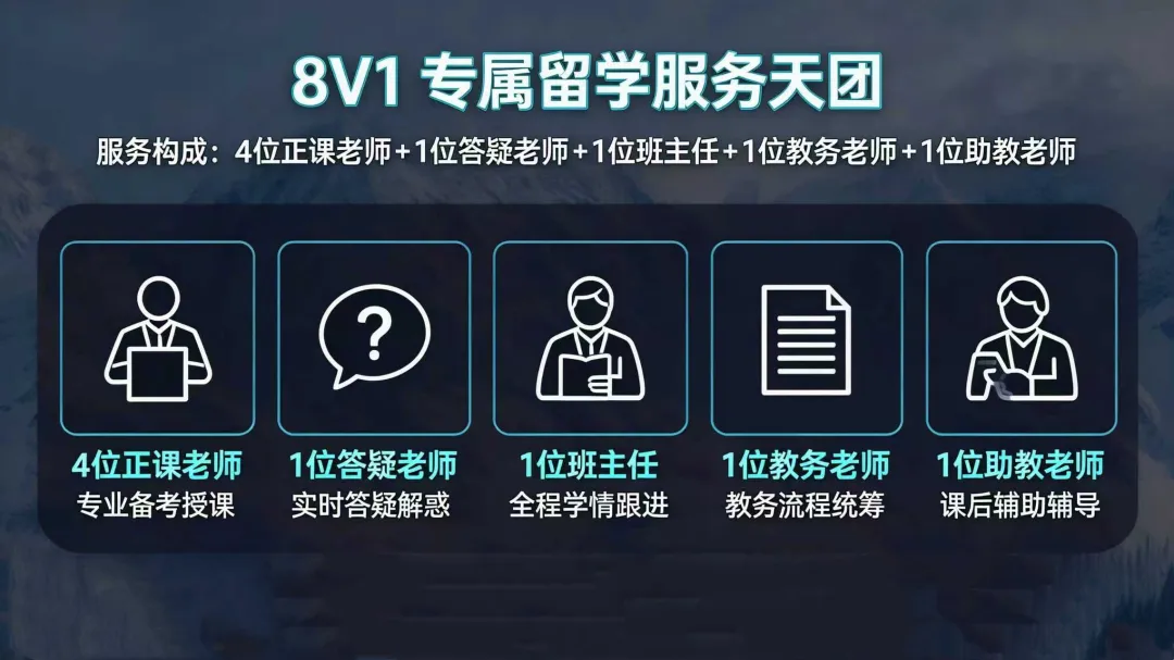 8v1专属留学服务天团
